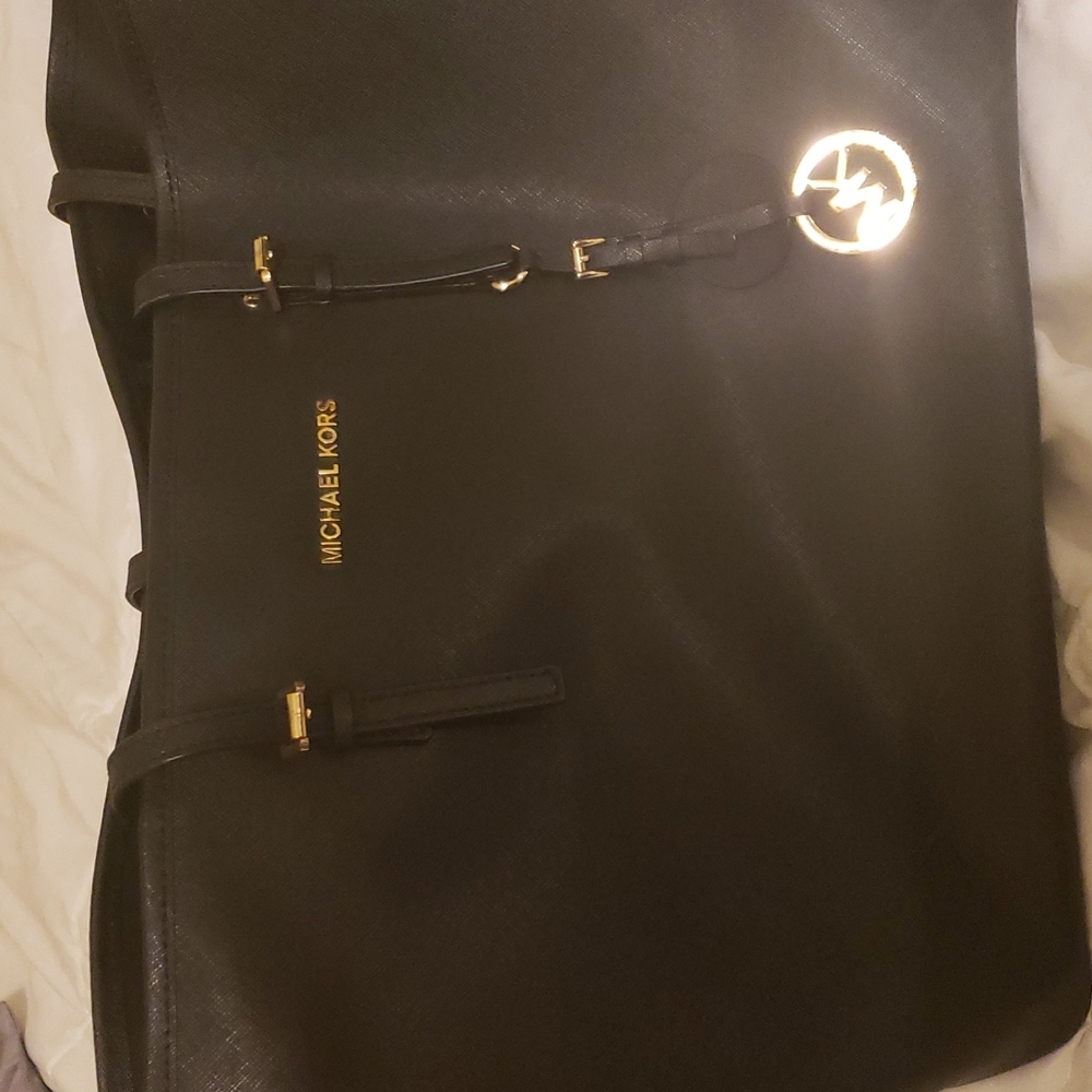 Michael Kors handbag, black, oversize